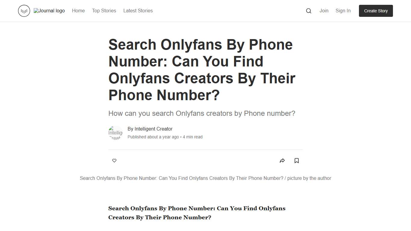 Search Onlyfans By Phone Number: Can You Find Onlyfans Creators By Their Phone Number? Journal